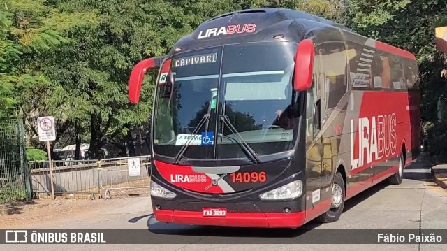 Lirabus 14096 na cidade de São Paulo, São Paulo, Brasil, por Fábio Paixão. Número da foto: #11486588.