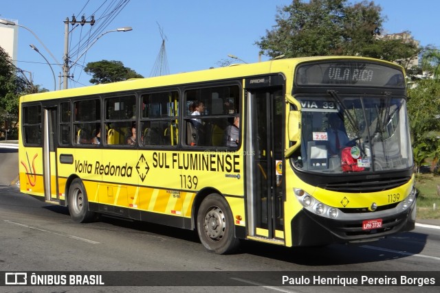Viação Sul Fluminense 1139 na cidade de Volta Redonda, Rio de Janeiro, Brasil, por Paulo Henrique Pereira Borges. Número da foto: #11488253.