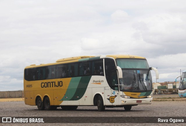 Empresa Gontijo de Transportes 14185 na cidade de Vitória da Conquista, Bahia, Brasil, por Rava Ogawa. ID da foto: 11486343.