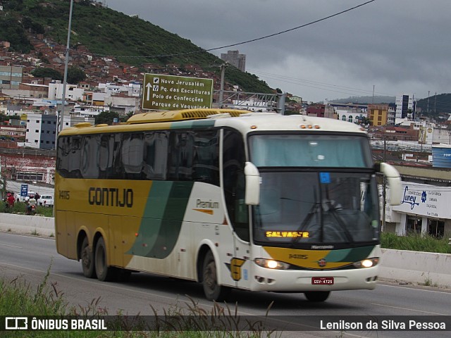 Empresa Gontijo de Transportes 14115 na cidade de Caruaru, Pernambuco, Brasil, por Lenilson da Silva Pessoa. Número da foto: #11488210.