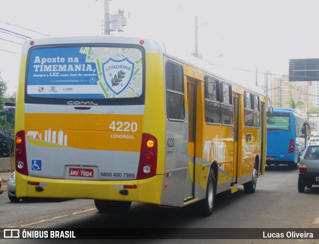 Londrisul Transportes Coletivos 4220 na cidade de Londrina, Paraná, Brasil, por Lucas Oliveira . Número da foto: #11486446.