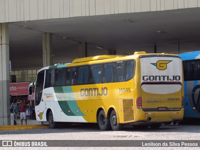 Empresa Gontijo de Transportes 14645 na cidade de Caruaru, Pernambuco, Brasil, por Lenilson da Silva Pessoa. ID da foto: 11487116.