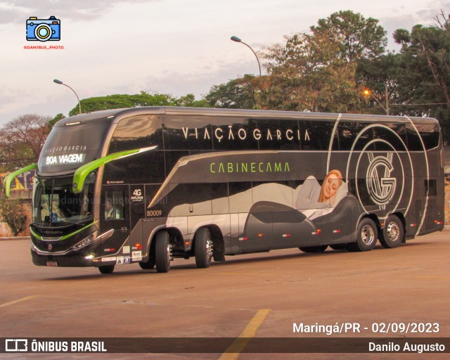 Viação Garcia 80009 na cidade de Maringá, Paraná, Brasil, por Danilo Augusto. Número da foto: #11489374.