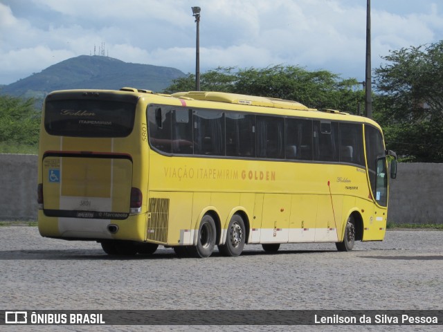 Viação Itapemirim 5801 na cidade de Caruaru, Pernambuco, Brasil, por Lenilson da Silva Pessoa. ID da foto: 11490909.