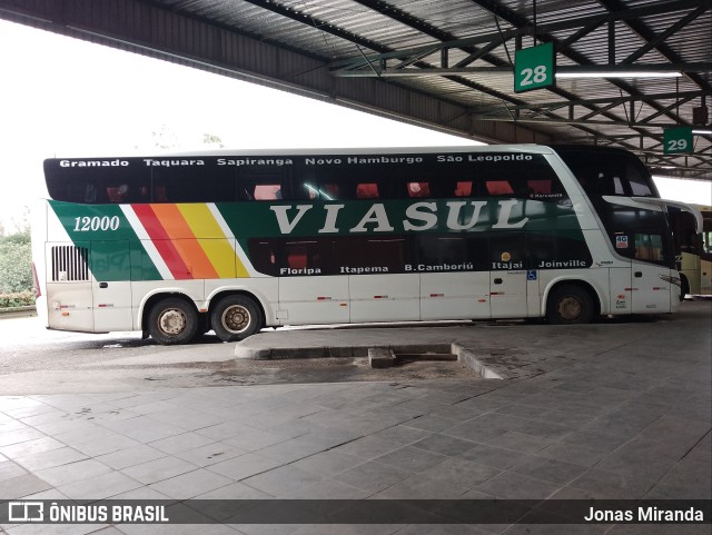 Viasul - Auto Viação Venâncio Aires 12000 na cidade de Santa Maria, Rio Grande do Sul, Brasil, por Jonas Miranda. ID da foto: 11489420.