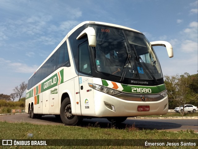 Empresa Gontijo de Transportes 21680 na cidade de Brasília, Distrito Federal, Brasil, por Émerson Jesus Santos. ID da foto: 11491321.