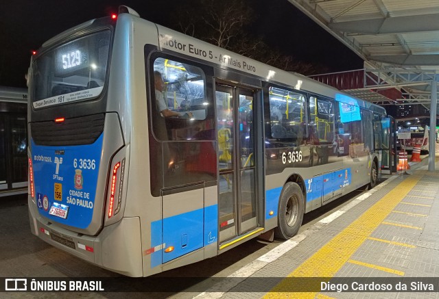 Viação Paratodos > São Jorge > Metropolitana São Paulo > Mobibrasil 6 3636 na cidade de São Paulo, São Paulo, Brasil, por Diego Cardoso da Silva. Número da foto: #11489022.