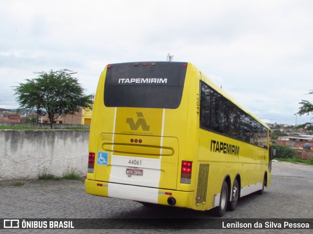 Viação Itapemirim 44061 na cidade de Caruaru, Pernambuco, Brasil, por Lenilson da Silva Pessoa. ID da foto: 11490847.