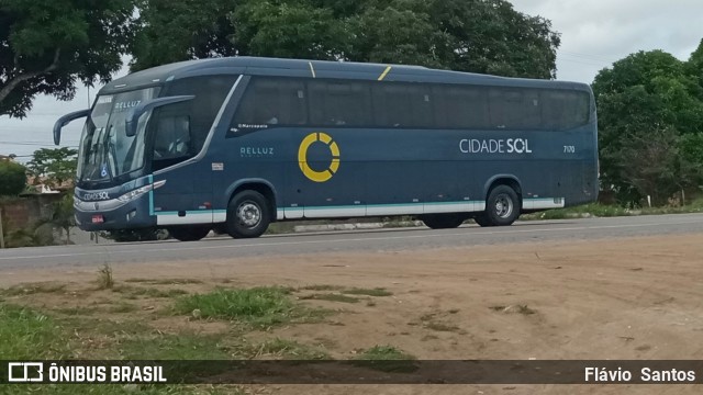 Viação Cidade Sol 7170 na cidade de Cruz das Almas, Bahia, Brasil, por Flávio  Santos. ID da foto: 11489127.