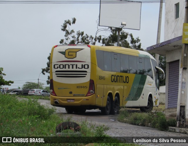 Empresa Gontijo de Transportes 18145 na cidade de Caruaru, Pernambuco, Brasil, por Lenilson da Silva Pessoa. Número da foto: #11490797.