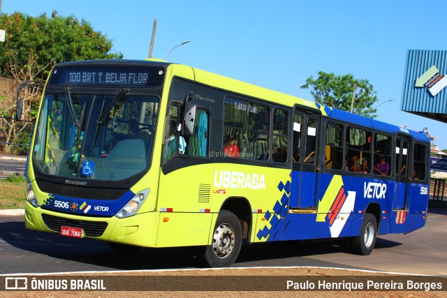 Empresa de Transportes Lider 5506 na cidade de Uberaba, Minas Gerais, Brasil, por Paulo Henrique Pereira Borges. Número da foto: #11490481.