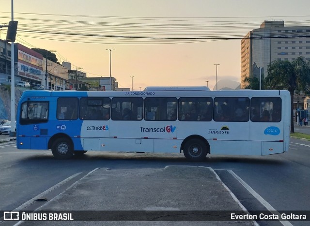 Nova Transporte 22316 na cidade de Cariacica, Espírito Santo, Brasil, por Everton Costa Goltara. ID da foto: 11489032.