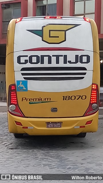 Empresa Gontijo de Transportes 18070 na cidade de Governador Valadares, Minas Gerais, Brasil, por Wilton Roberto. Número da foto: #11490813.