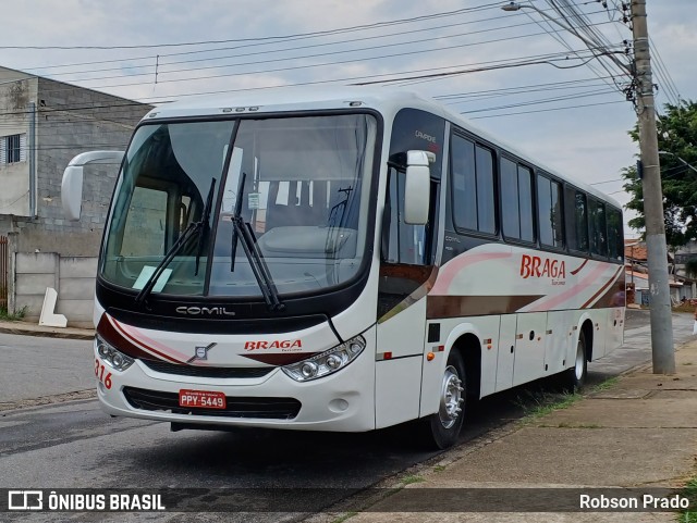 Braga Turismo 5316 na cidade de São José dos Campos, São Paulo, Brasil, por Robson Prado. ID da foto: 11490112.