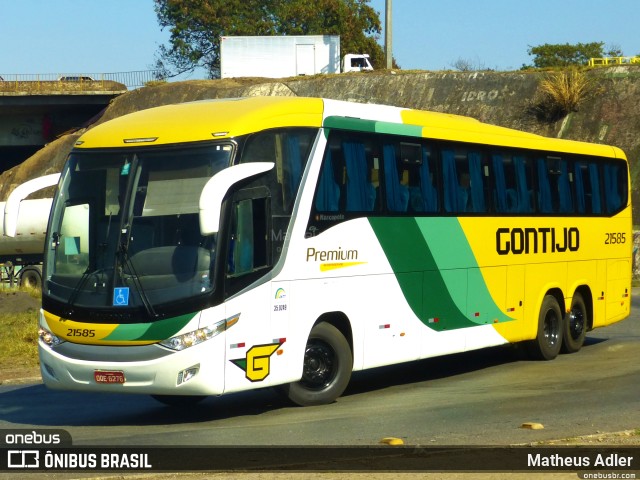 Empresa Gontijo de Transportes 21585 na cidade de Belo Horizonte, Minas Gerais, Brasil, por Matheus Adler. ID da foto: 11490623.