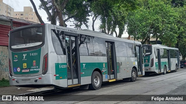 Transunião Transportes 5 6351 na cidade de São Paulo, São Paulo, Brasil, por Felipe Antonini . Número da foto: #11489143.