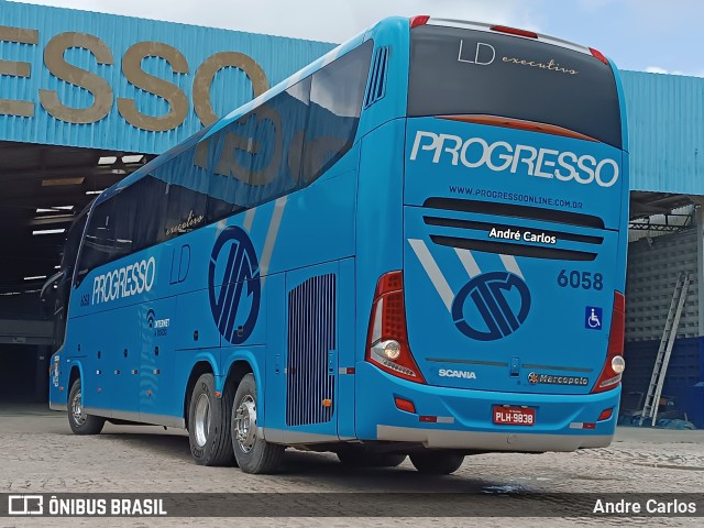 Auto Viação Progresso 6058 na cidade de Jaboatão dos Guararapes, Pernambuco, Brasil, por Andre Carlos. Número da foto: #11491343.