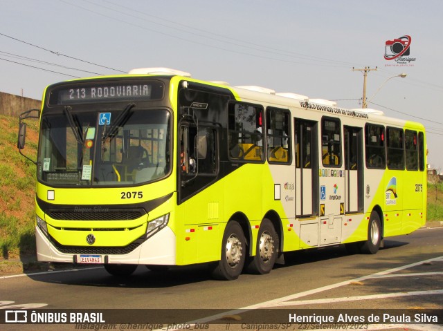 Itajaí Transportes Coletivos 2075 na cidade de Campinas, São Paulo, Brasil, por Henrique Alves de Paula Silva. Número da foto: #11491551.