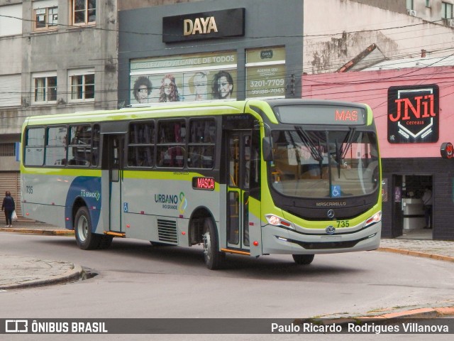 TransPessoal Transportes 735 na cidade de Rio Grande, Rio Grande do Sul, Brasil, por Paulo Ricardo  Rodrigues Villanova. ID da foto: 11492563.