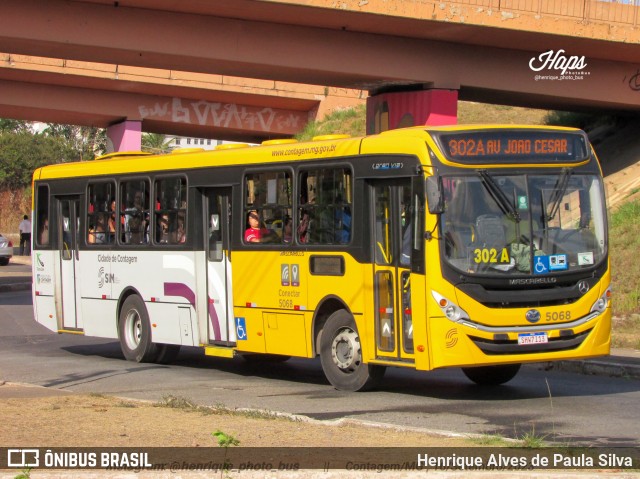 Viação Novo Retiro 5068 na cidade de Contagem, Minas Gerais, Brasil, por Henrique Alves de Paula Silva. ID da foto: 11491596.