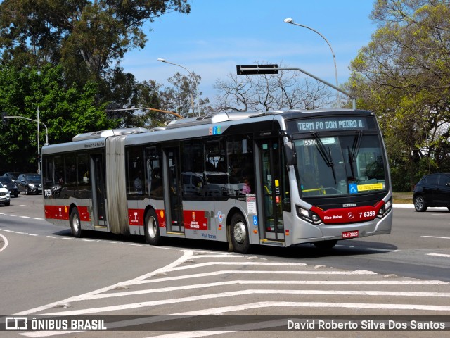 Viação Gatusa Transportes Urbanos 7 6359 na cidade de São Paulo, São Paulo, Brasil, por David Roberto Silva Dos Santos. Número da foto: #11493024.