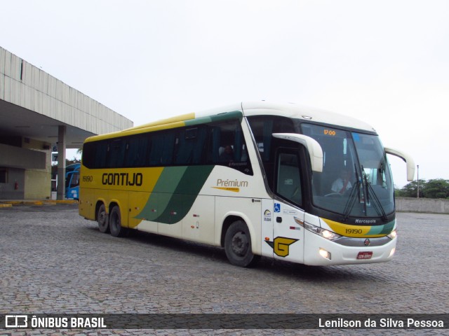 Empresa Gontijo de Transportes 19190 na cidade de Caruaru, Pernambuco, Brasil, por Lenilson da Silva Pessoa. Número da foto: #11493022.