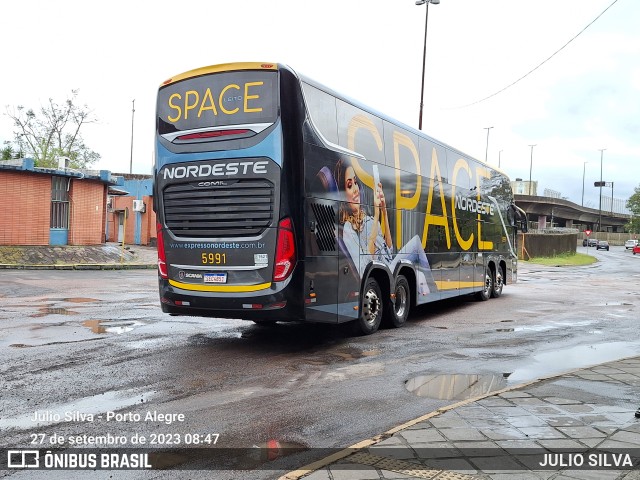 Expresso Nordeste 5991 na cidade de Porto Alegre, Rio Grande do Sul, Brasil, por JULIO SILVA. Número da foto: #11493077.