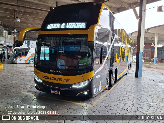 Expresso Nordeste 5991 na cidade de Porto Alegre, Rio Grande do Sul, Brasil, por JULIO SILVA. Número da foto: #11493112.