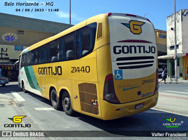 Empresa Gontijo de Transportes 21440 na cidade de Belo Horizonte, Minas Gerais, Brasil, por Valter Francisco. Número da foto: #11491840.