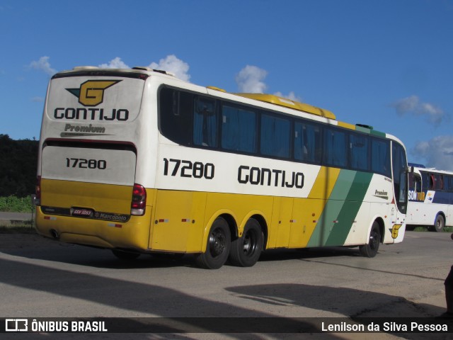 Empresa Gontijo de Transportes 17280 na cidade de Taquaritinga do Norte, Pernambuco, Brasil, por Lenilson da Silva Pessoa. ID da foto: 11493218.