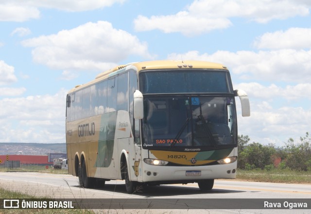 Empresa Gontijo de Transportes 14820 na cidade de Vitória da Conquista, Bahia, Brasil, por Rava Ogawa. ID da foto: 11493273.