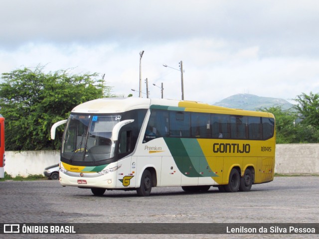 Empresa Gontijo de Transportes 18145 na cidade de Caruaru, Pernambuco, Brasil, por Lenilson da Silva Pessoa. ID da foto: 11493072.