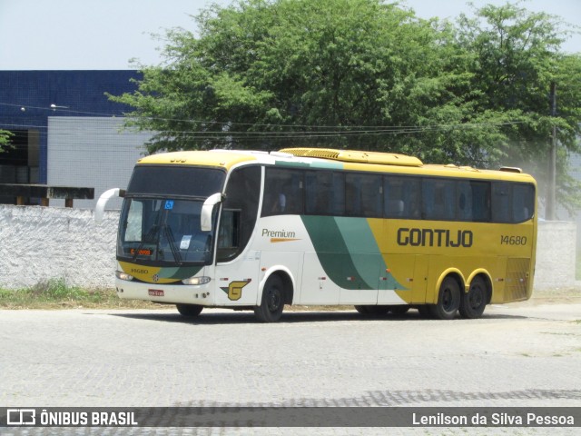 Empresa Gontijo de Transportes 14680 na cidade de Caruaru, Pernambuco, Brasil, por Lenilson da Silva Pessoa. ID da foto: 11495215.