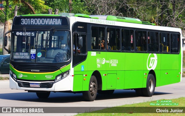 Tijuquinha - Auto Viação Tijuca A50004 na cidade de Rio de Janeiro, Rio de Janeiro, Brasil, por Clovis Junior. Número da foto: #11493849.