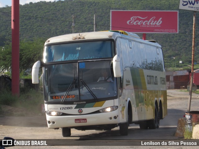 Empresa Gontijo de Transportes 17280 na cidade de Taquaritinga do Norte, Pernambuco, Brasil, por Lenilson da Silva Pessoa. Número da foto: #11494984.