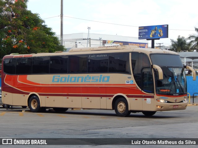 Auto Viação Goianésia 149003-1 na cidade de Goiânia, Goiás, Brasil, por Luiz Otavio Matheus da Silva. Número da foto: #11494200.