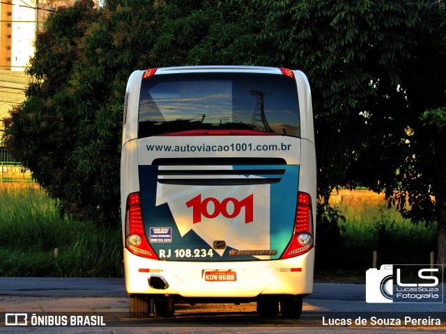 Auto Viação 1001 RJ 108.234 na cidade de Campos dos Goytacazes, Rio de Janeiro, Brasil, por Lucas de Souza Pereira. ID da foto: 11494834.