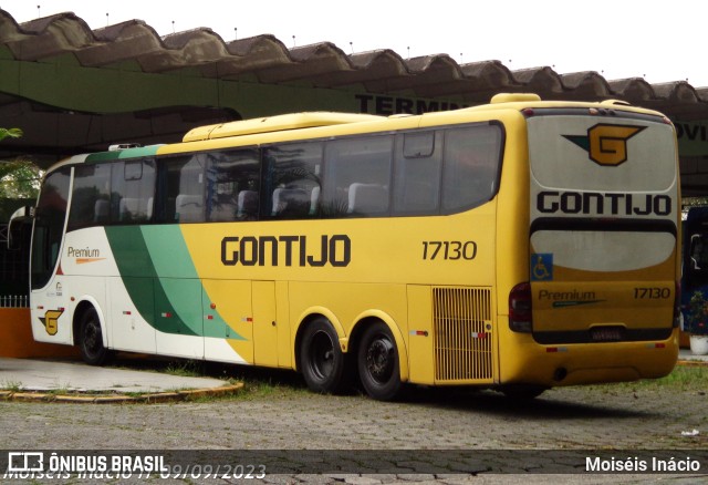 Empresa Gontijo de Transportes 17130 na cidade de Cubatão, São Paulo, Brasil, por Moiséis Inácio. ID da foto: 11494790.