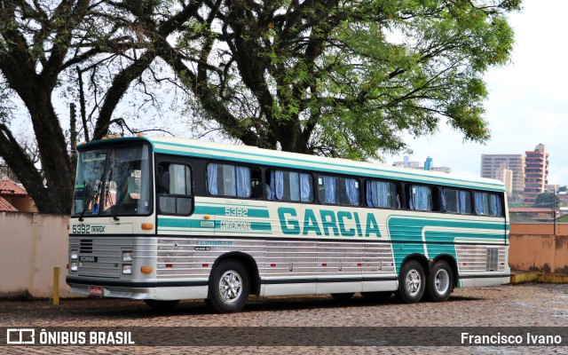 Viação Garcia 5392 na cidade de Londrina, Paraná, Brasil, por Francisco Ivano. ID da foto: 11418976.