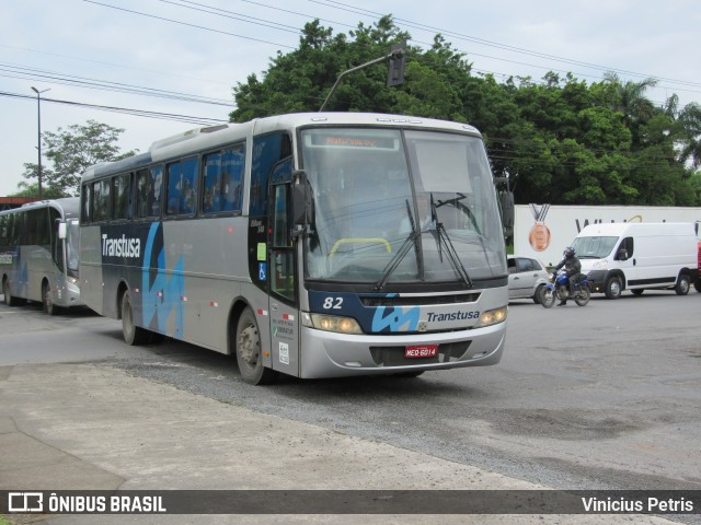 Transtusa - Transporte e Turismo Santo Antônio 82 na cidade de Joinville, Santa Catarina, Brasil, por Vinicius Petris. ID da foto: 11417859.