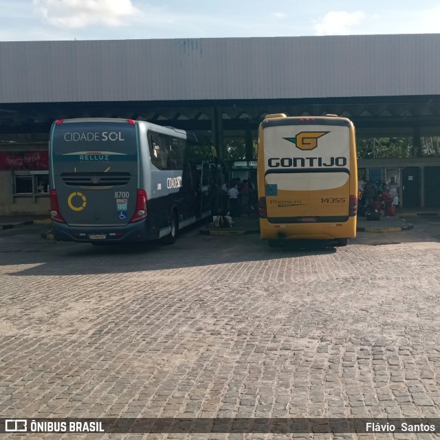Empresa Gontijo de Transportes 14355 na cidade de Cruz das Almas, Bahia, Brasil, por Flávio  Santos. Número da foto: #11417062.