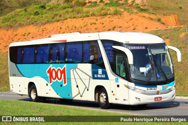 Auto Viação 1001 RJ 108.463 na cidade de Aparecida, São Paulo, Brasil, por Paulo Henrique Pereira Borges. ID da foto: 11417316.