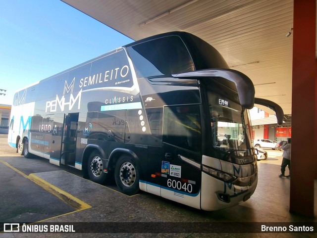 Empresa de Ônibus Nossa Senhora da Penha 60040 na cidade de Sombrio, Santa Catarina, Brasil, por Brenno Santos. ID da foto: 11417265.