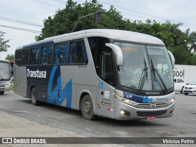 Transtusa - Transporte e Turismo Santo Antônio 136 na cidade de Joinville, Santa Catarina, Brasil, por Vinicius Petris. Número da foto: #11417872.
