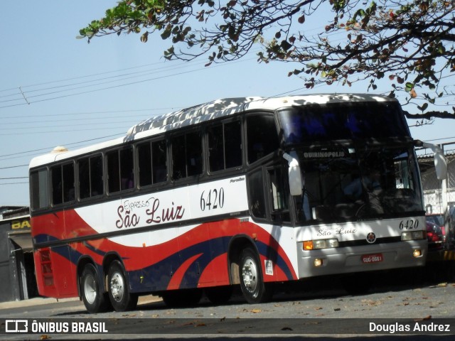 Expresso São Luiz 6420 na cidade de Goiânia, Goiás, Brasil, por Douglas Andrez. Número da foto: #11418503.