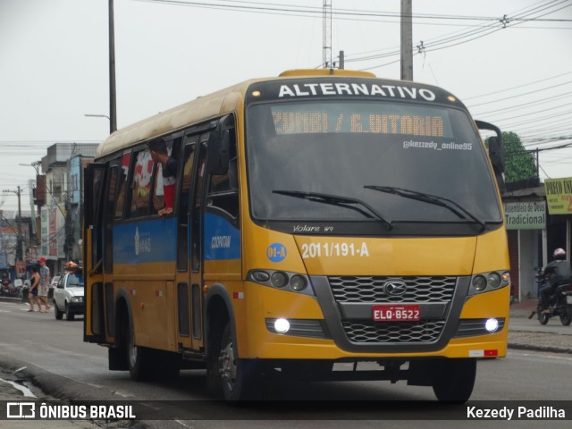 Cooperativa de Transportes Alternativos 2011/191-A na cidade de Manaus, Amazonas, Brasil, por Kezedy Padilha. ID da foto: 11419161.