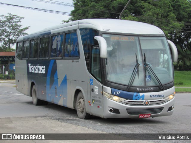 Transtusa - Transporte e Turismo Santo Antônio 137 na cidade de Joinville, Santa Catarina, Brasil, por Vinicius Petris. Número da foto: #11417877.