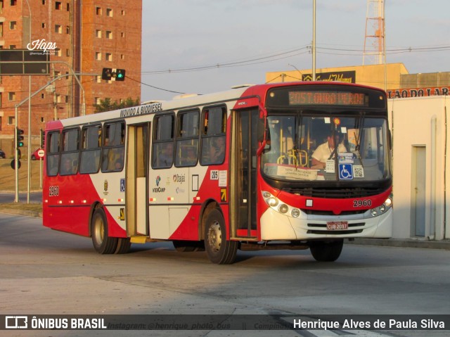 Itajaí Transportes Coletivos 2960 na cidade de Campinas, São Paulo, Brasil, por Henrique Alves de Paula Silva. ID da foto: 11417910.