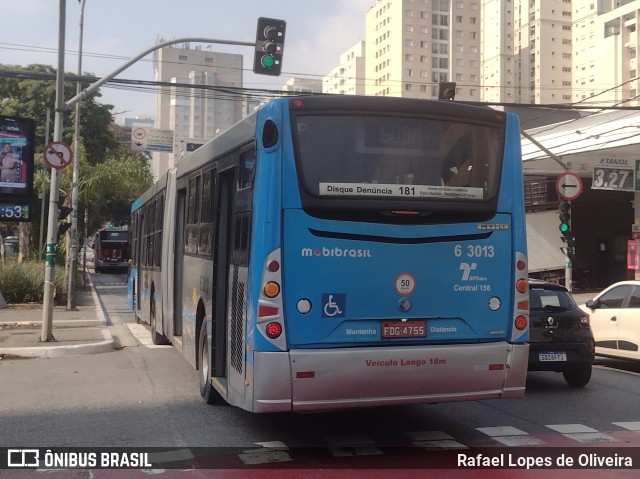 Viação Paratodos > São Jorge > Metropolitana São Paulo > Mobibrasil 6 3013 na cidade de São Paulo, São Paulo, Brasil, por Rafael Lopes de Oliveira. Número da foto: #11416845.