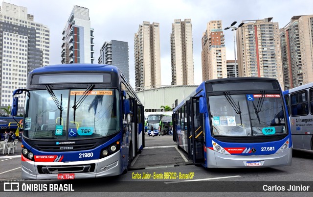 Viação Osasco 21.980 na cidade de Barueri, São Paulo, Brasil, por Carlos Júnior. ID da foto: 11418637.